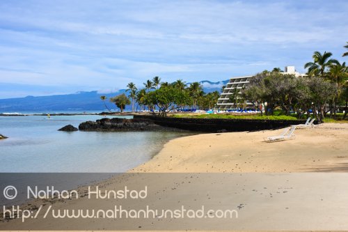 Mauna Lani Resort and mountains